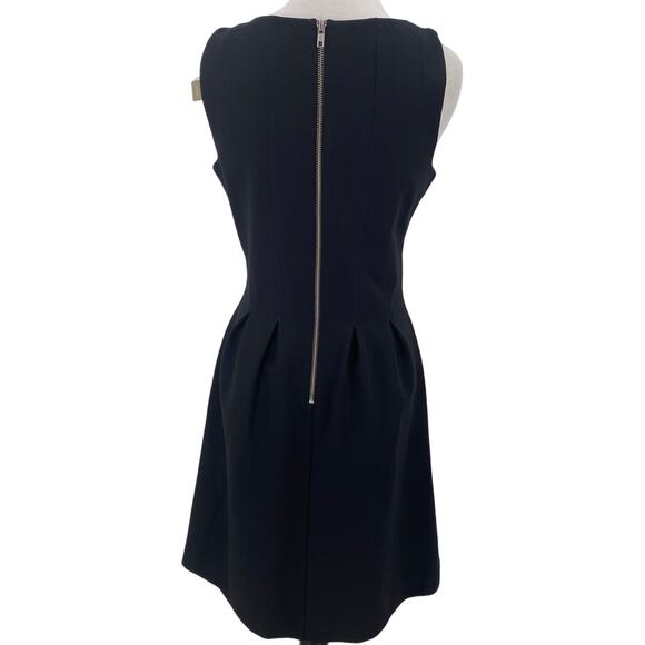 J Crew Pleated Black Sleeveless Dress New with tags Size 4 - Picture 6 of 9